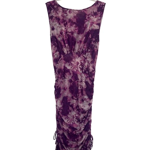 New Free People Take Me Away Midi Purple Dress Women’s Size Medium - Picture 5 of 9